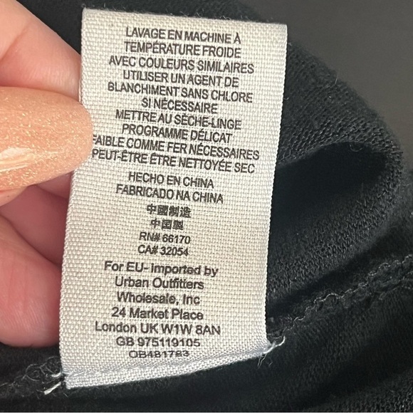 Free people Heidi Linen Blend Maxi dress, black, plunging neckline, sz S - Picture 10 of 13